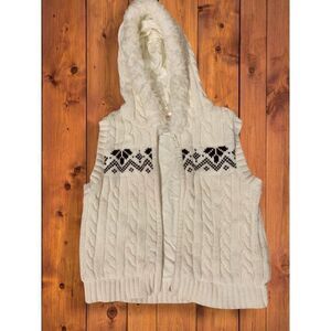 Girls Gymboree Winter Hooded Vest 12-24m